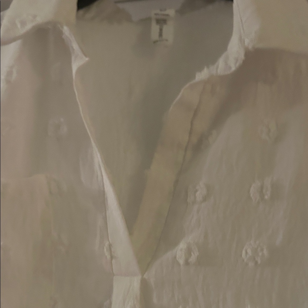 Elegant White Midi Dress - Picture 2 of 9